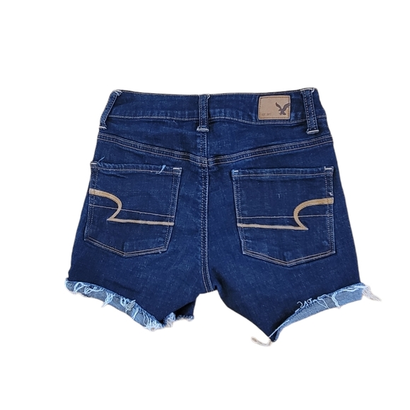 American Eagle Hi-Rise Super Stretch Jeans Shorts - Picture 2 of 3
